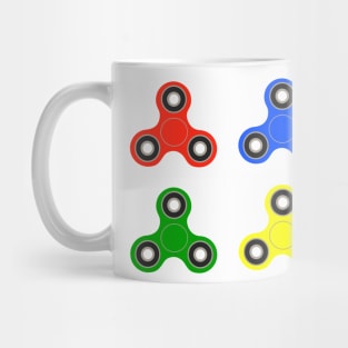 fidget spinner stickers (colored) Mug